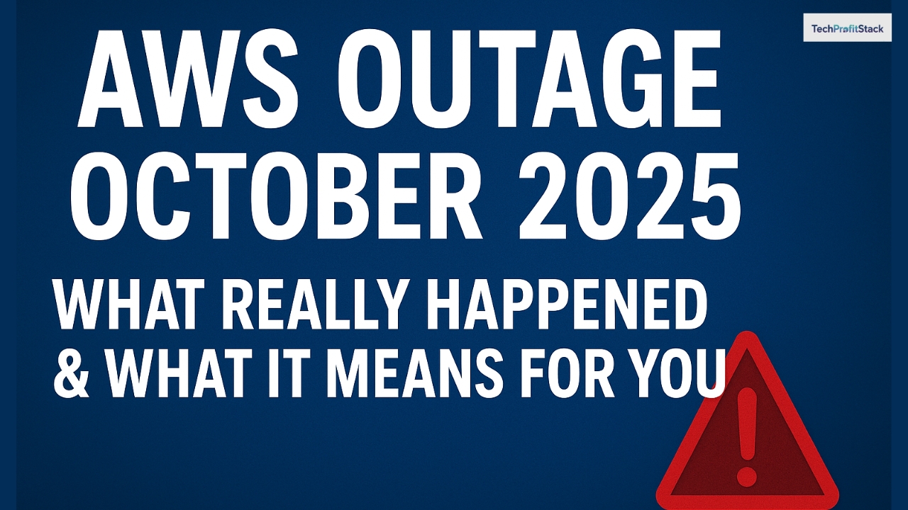 AWS Outage October 2025 update showing why Amazon Web Services went down and its global internet impact