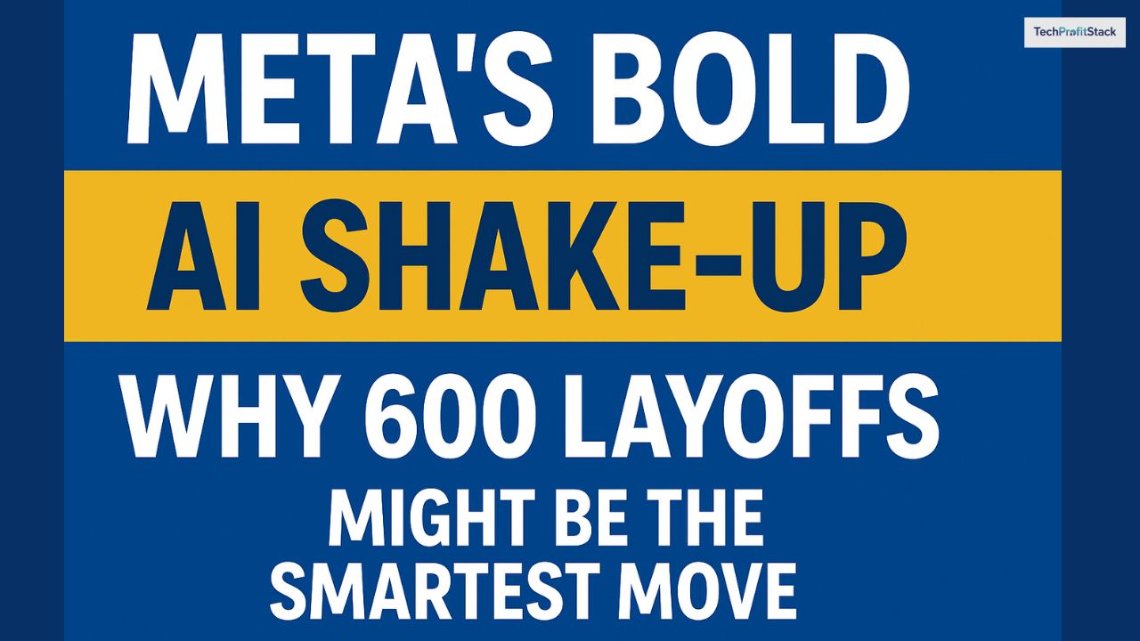 Meta announces 600 AI layoffs in 2025 as part of a bold restructuring to focus on superintelligence and future innovation. Learn how this strategic move is transforming artificial intelligence, automation, and the global job market.